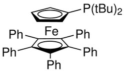 Strem, An Ascensus Company&nbsp;CAS# 312959-24-3. 500mg. 1,2,3,4,5-Pentaphenyl-1'-(di-t-butylphosphino)ferrocene, 95% CTC-Q-PHOS. MFCD03788940