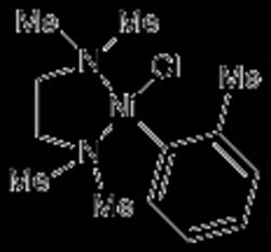 Strem, An Ascensus Company CAS# 1702744-45-3. 500mg. Chloro(2-methylphenyl)(N,N,N',N'-tetramethyl-1,2-ethylenediamine)nickel(II),