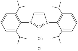 Strem, An Ascensus Company CAS# 578743-87-0. 500mg. Chloro[1,3-bis(2,6-di-i-propylphenyl)imidazol-2-ylidene]copper(I),