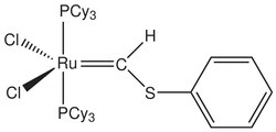 Strem, An Ascensus Company CAS 437767-65-2. 1g. Bis(tricyclohexylphosphine)[(phenylthio)methylene]ruthenium(II)