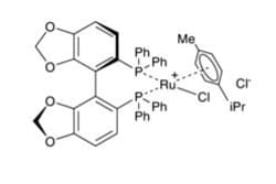 Strem, An Ascensus Company CAS# 944451-28-9. 1g. Chloro[(R)-(+)-5,5'-bis(diphenylphosphino)-4,4'-bi-1,3-benzodioxole](p-cymene)ruthenium(II)