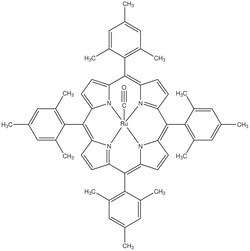 Strem, An Ascensus Company CAS# 92669-43-7. 50mg. Carbonyl[5,10,15,20-tetrakis(2,4,6-trimethylphenyl)-21H,23H-porphinato]ruthenium(II),