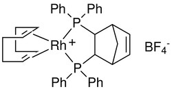 Strem, An Ascensus Company CAS 521272-85-5. 100mg. (2R3R)-(-)-23-Bis(diphenylphosphino)bicyclo[2.2.1]hept-5-ene(15-cyclooctadiene)rhodium(I) tetrafluoroborate min. 97% (RR)-NORPHOS-Rh. MFCD09839137