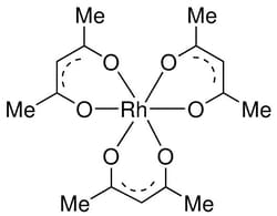 Strem, An Ascensus Company&nbsp;CAS# 14284-92-5. 250mg. Rhodium(III) acetylacetonate, 97+% (99.9%-Rh). MFCD00083144
