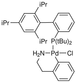 Strem, An Ascensus Company CAS# 1142811-12-8. 500mg. Chloro(2-di-t-butylphosphino-2',4',6'-tri-i-propyl-1,1'-biphenyl)[2-(2-aminoethyl)phenyl]