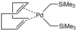 Strem, An Ascensus Company CAS# 225931-80-6. 250mg. Bis[(trimethylsilyl)methyl](1,5-cyclooctadiene)palladium(II),