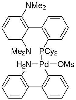 Strem, An Ascensus Company CAS# 1447963-73-6. 2g. Methanesulfonato(2-dicyclohexylphosphino-2',6'-bis(dimethylamino)-1,1'-biphenyl)(2'-amino-1,1'-biphenyl-2-yl)palladium(II),