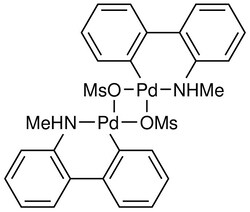 Strem, An Ascensus Company CAS# 1581285-85-9. 500mg. (2'-Methylamino-1,1'-biphenyl-2-yl)methanesulfonatopalladium(II)