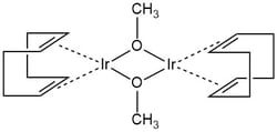 Strem, An Ascensus Company CAS# 12148-71-9. Di-μ-methoxobis(1,5-cyclooctadiene)diiridium(I),
