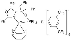Strem, An Ascensus Company CAS 880262-16-8. 500mg. ((4R5R)-()-O-[1-Benzyl-1-(5-methyl-2-phenyl-45-dihydrooxazol-4-yl)-2-phenylethyl] (diphenylphosphinite)(15-COD)iridium(I) tetrakis(35-bis(trifluoromethyl)phenylborate min. 97% (RR)-[COD]Ir[Ph2PThrePHOX]. MFCD18253385