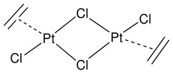 Strem, An Ascensus Company CAS# 12073-36-8. 250mg. Di-mu-chloro-dichlorobis(ethylene)diplatinum(II),