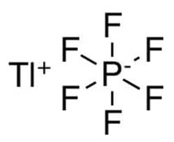 Strem, An Ascensus Company&nbsp;CAS# 60969-19-9. 25g. Thallium(I) hexafluorophosphate, min. 97%. MFCD00049807