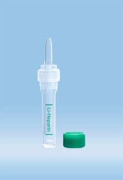 Sarstedt Inc Multivette 600, Blood Collection Tube, 600ul, Lithium Heparin, 100/Pack