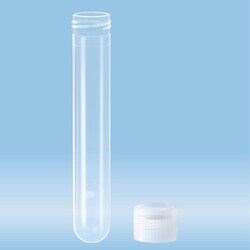 Sarstedt Inc&nbsp;Screw cap tube, 13 ml, (LxØ): 101 x 16.5 mm, PP, 1000/case