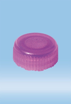 Sarstedt Inc Screw Cap with O-Ring, for Micro Tube, Violet, 500/Pack