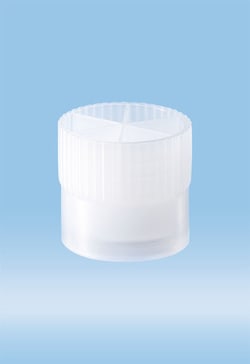 Sarstedt Inc Skirted Stopper for Tube, 16-17mm, Neutral, 1000/Pack