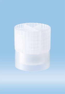 Sarstedt Inc Skirted Stopper for Tube, 13mm, Neutral, 1000/Pack