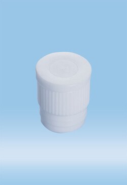Sarstedt Inc Stopper for Tubes, 16-17mm, White, 1000/Pack