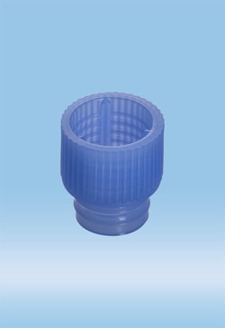 Sarstedt Inc Stopper for Tube, 12mm, Blue, 1000/Pack