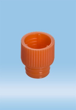 Sarstedt Inc&nbsp;Stopper for Tube, 12mm, Orange, 1000/Pack