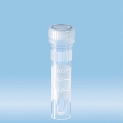 Sarstedt Inc Screw cap micro tubes, 1.5 ml, PCR Performance Tested, Low protein-binding, 1000/case