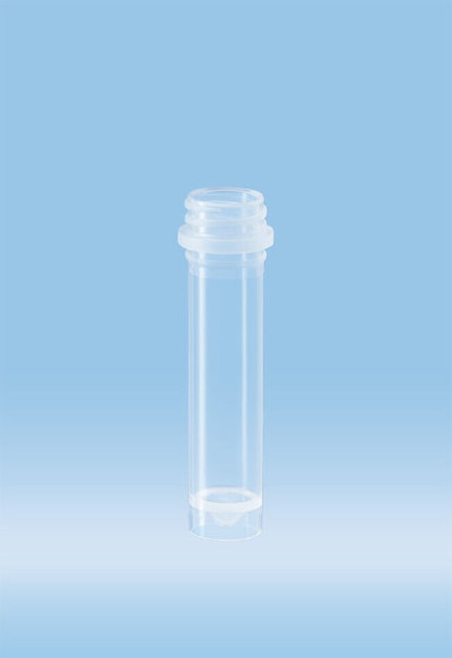 Sarstedt Inc 2mL Screw Cap Micro Tube, Conical Bottom, No Cap, 250/Pack, Fisher Scientific