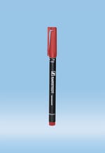 Sarstedt Inc Pen, Permanent Marker, Red, 10/Pack