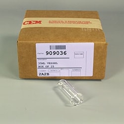 CEM Corporation 35 mL Pressure Vessels, Pyrex