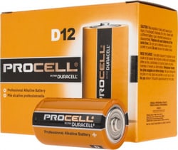 MSC Duracell 04967469 12 Qty 1 Pack Size D, Alkaline, Standard Battery