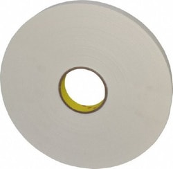 MSC 3M 7000123603 1" x 72 Yd Rubber Adhesive Double Sided Tape 1/32" Thick,