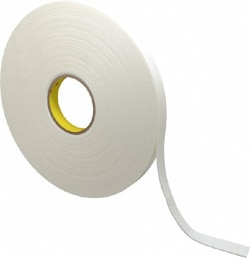 MSC 3M 7000123594 3/4" x 36 Yd Rubber Adhesive Double Sided Tape 1/16"
