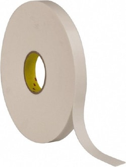 MSC 3M 7000123600 1" x 36 Yd Rubber Adhesive Double Sided Tape 1/16" Thick,