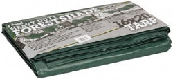 MSC Value Collection KSMSCHD1620 Green Medium Duty 16' x 20' Polyethylene