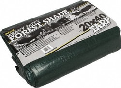 Value Collection KSMSCHD2040 Green Medium Duty 20' x 40' Polyethylene Tarp/Dust Cover 9-10 mil, with Grommets