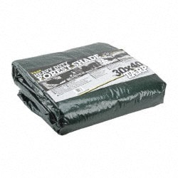 Value Collection KSMSCHD3040 Green Medium Duty 30' x 40' Polyethylene Tarp/Dust Cover 9-10 mil, with Grommets