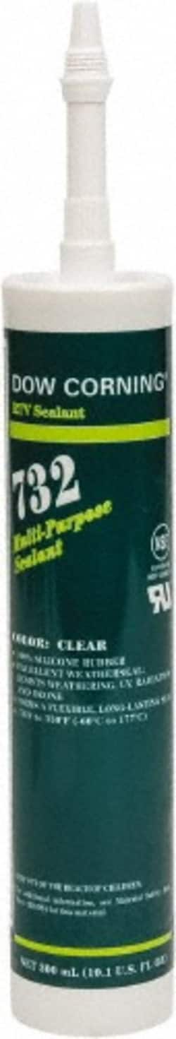 MSC Dow Corning 99179271 10.3 oz Cartridge Clear RTV Silicone Joint Sealant