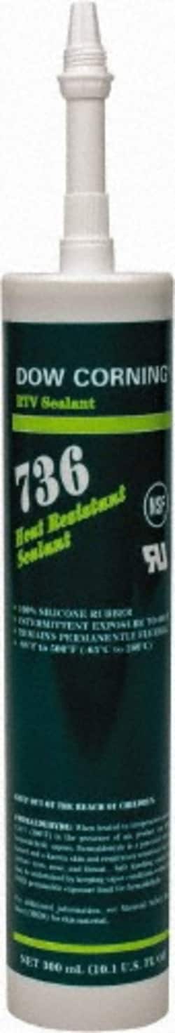 MSC Dow Corning 99179248 10.1 oz Cartridge Red RTV Silicone Joint Sealant