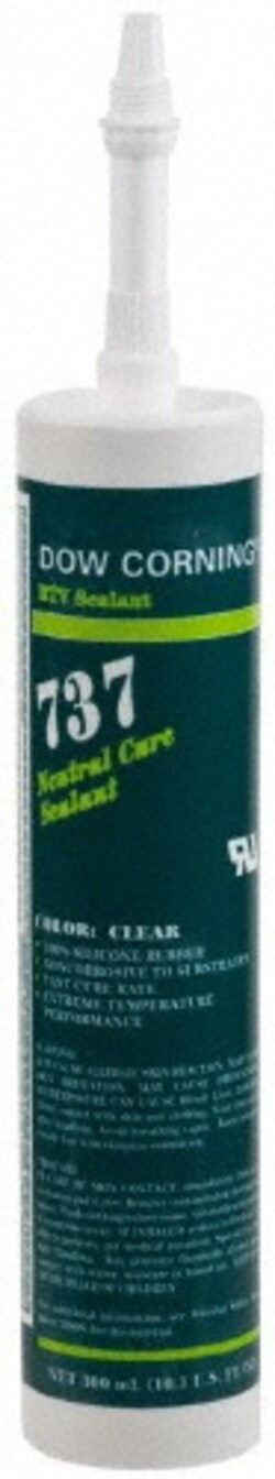MSC Dow Corning 99180483 10.1 oz Cartridge Clear RTV Silicone Joint Sealant