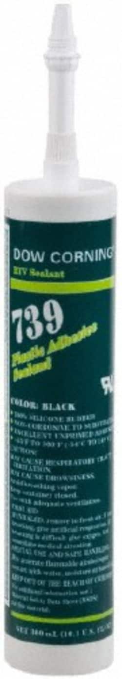 MSC Dow Corning 99180649 10.1 oz Cartridge Black RTV Silicone Joint Sealant