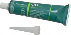 MSC Dow Corning 4102963 3 oz Tube Clear RTV Silicone Joint Sealant -85