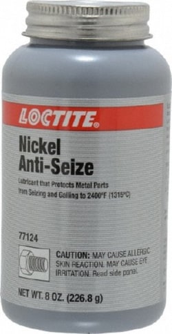 MSC Loctite 235028 8 oz Can High Temperature Anti-Seize Lubricant Nickel,