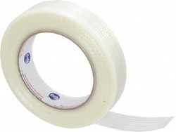 MSC Intertape RG300.41 1" x 60 Yd Natural (Color) Rubber Adhesive Strapping