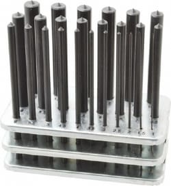 MSC&nbsp;Value Collection 830-4025 25 Piece, 1 to 13mm, Transfer Punch Set Round Shank