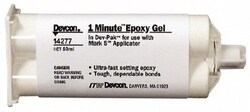 MSC Devcon 14277 50 mL Cartridge Two Part Epoxy 45 sec Working Time, 1,600