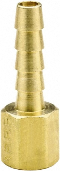 MSC Parker 11324 1/4 NPT Thread Hose Barb x Female NPT Connector 3/8" ID
