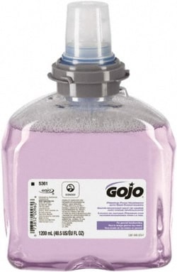 MSC GOJO 5361-02 1,200 mL Dispenser Refill Hand Cleaner Foam, Purple, Cranberry