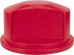 MSC Rubbermaid FG263788RED Round Lid for Use with 32 Gallon Round Trash Cans Red, Polyethylene, For 2632 Brute Trash Cans