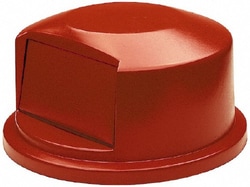 MSC Rubbermaid FG264788RED Round Lid for Use with 44 Gallon Round Trash Cans Red, Polyethylene, For 2643 Brute Trash Cans