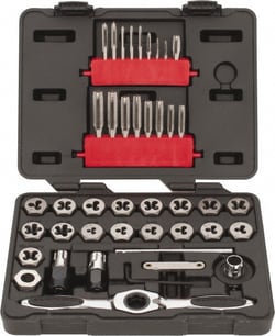 MSC GearWrench 3885 #4-40 to 1/2-20 Tap, #4-40 to 1/2-20 Die, NPT, UNC,