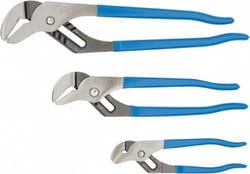 MSC Channellock GS-3 3 Piece Tongue & Groove Plier Set Comes in Display